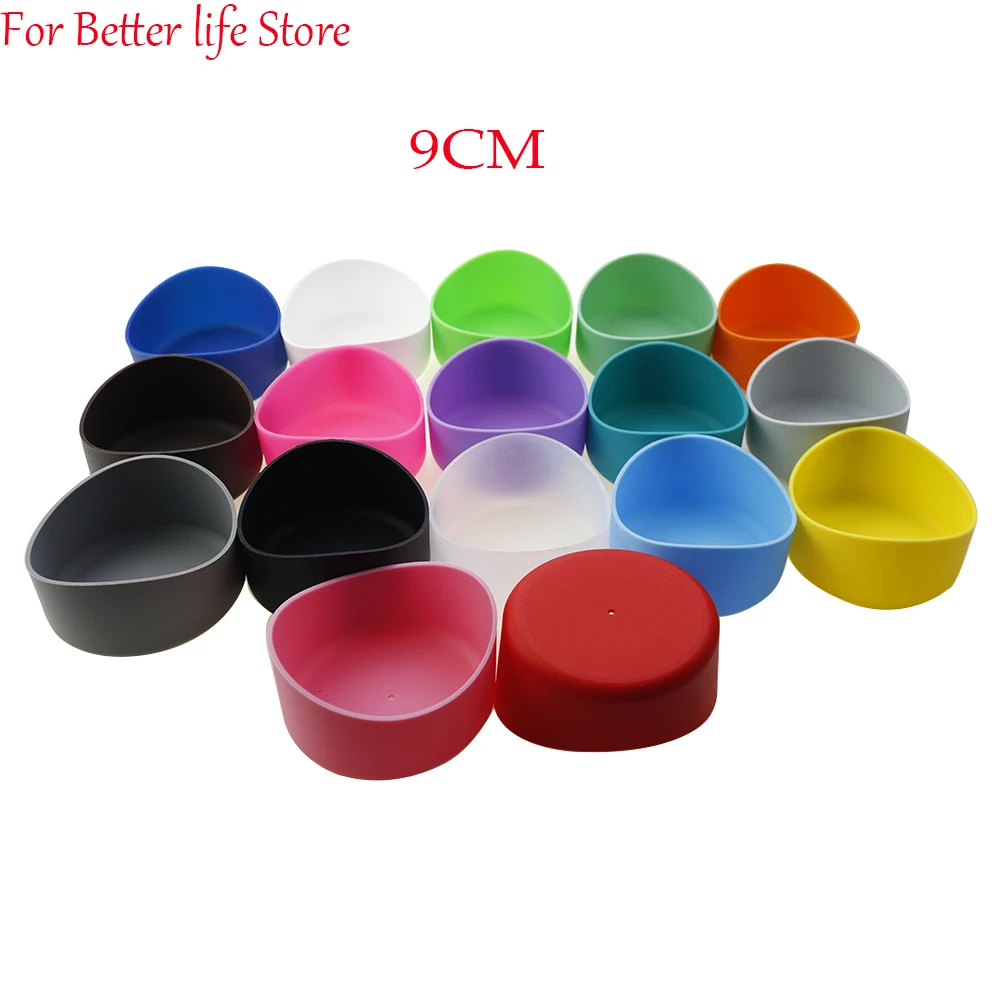 1 PCS Hot Selling Spot Curved Silicone 9CM Water Cup Bottom Insulation, Anti Drop and Anti Slip Bottle Cover Insulation Sleeve
