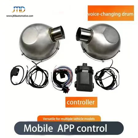 JTLD Universal Professional High Quality Electronic Exhaust Sound Booster Pro Stainless Steel Active Speakers Smartphone APP view 2