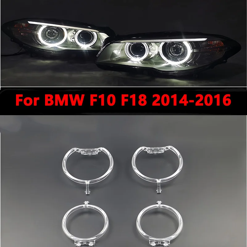 

Для BMW 5 серии F18 F10 2014-2016: Световодная пластина для фар, ДХО, дневные ходовые огни, лампа «Ангельские глазки», накладка на фару
