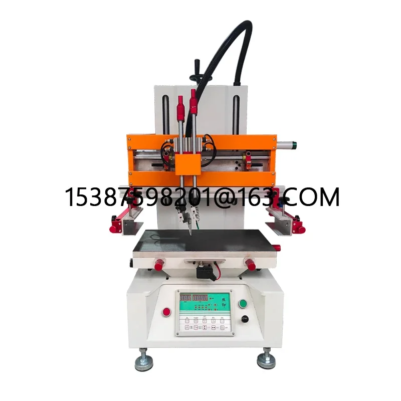 Desktop Flat Screen Printing Machine, Signage/Metal Nameplate Screen Printer Equipment