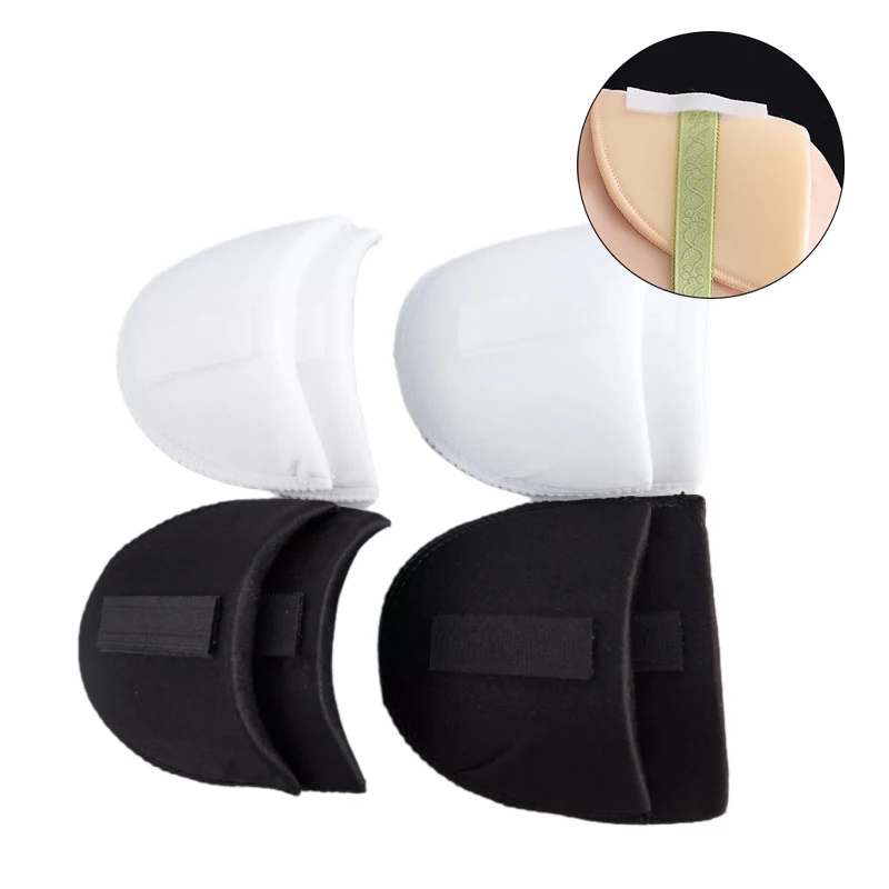 1Pair Foam Sponge Shoulder Pads Sewing Set-in Shoulder Pads For Women Men Jacket Blazer T-Shirt Clothing Garment Accessories