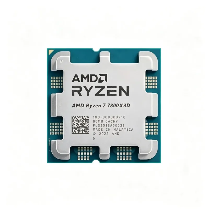 AMD Ryzen 7 7800X3D 8-Core 16-Thread 96MB V-Cache AM5 5nm 5.0GHz 120W TDP High Performance Gaming CPU Without Fan Tray Version
