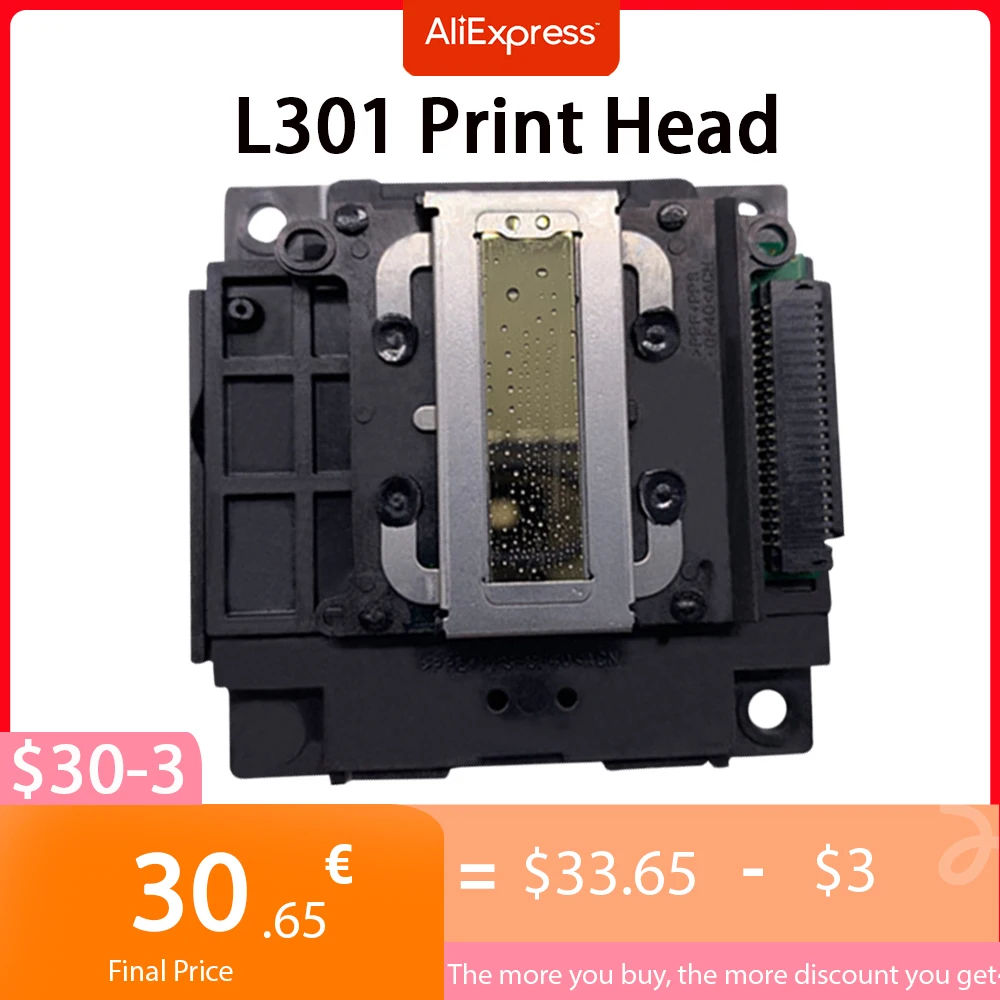 Top! Printhead L301 Printer Head Print Head for Epson L301 L303 L310 L3110 L111 L1118 L1119 L130 L351 L353 L358 L360 L401 L405