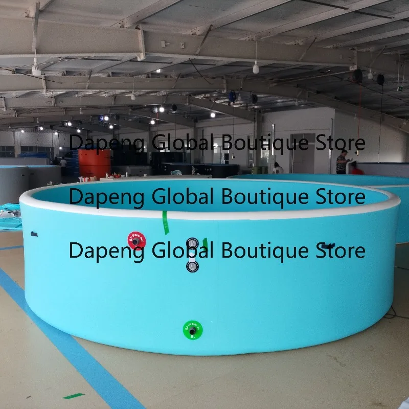Factory Sale High Quality PVC Drop Stitch Inflatable Porta-ble Above Ground Swimming Pool for Family Outdoor Bathing