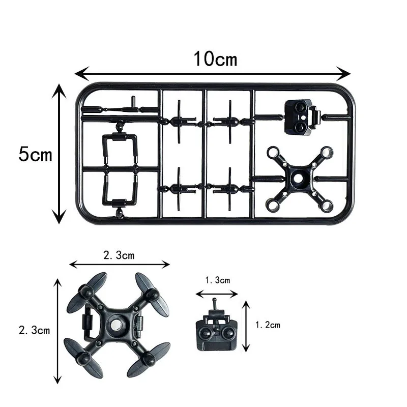 Mini Drone remote control building block Figures Soldiers Accessories military scene assembly model Bricks educational toys