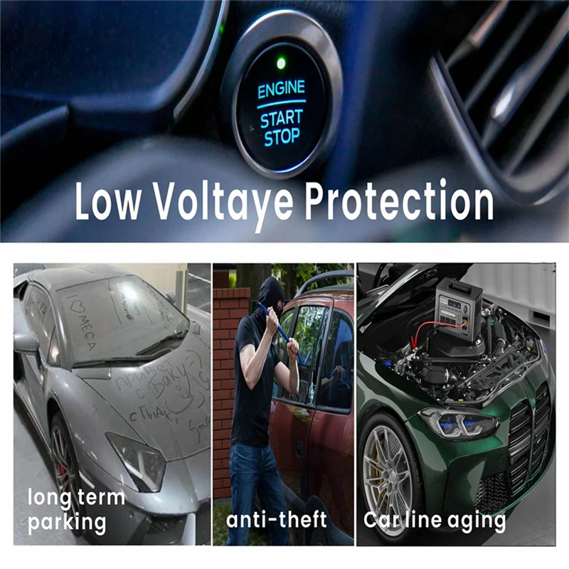 

B07B-12V Дистанционный отключатель аккумулятора со светодиодным дисплеем напряжения Автоматическое отключение питания для авто