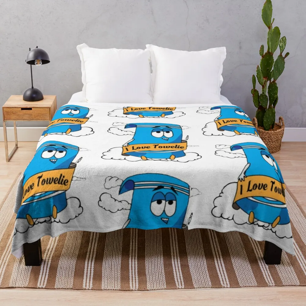 i love towelie Throw Blanket Bed covers For Decorative Sofa anime Furry Blankets