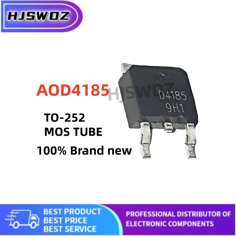 10-100PCS Brand New AOD4185 D4185 TO-252 P-channel MOSFET Field effect transistor High-quality