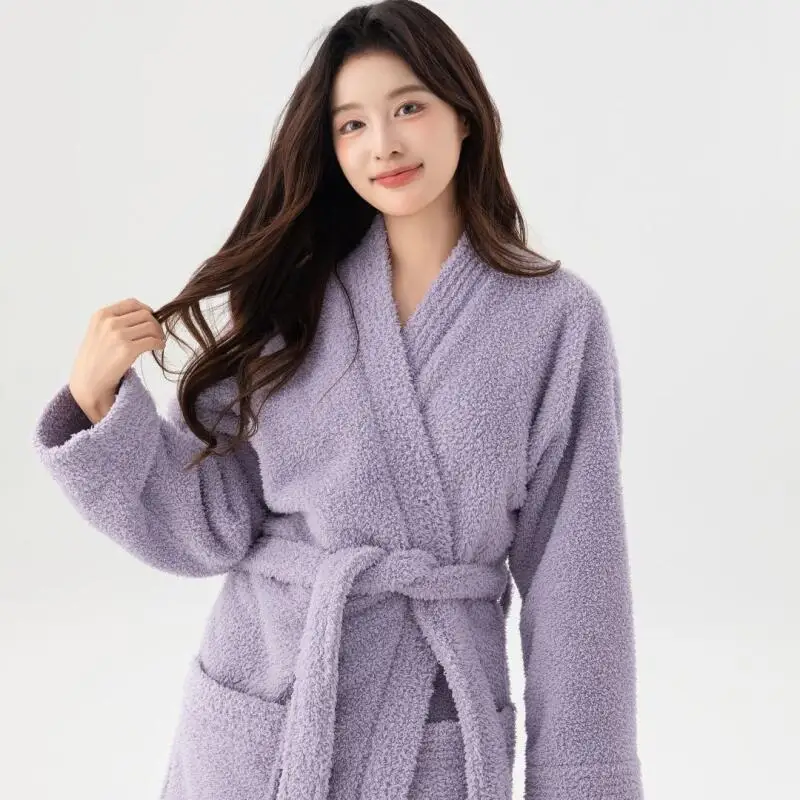 

Горячая пижама из кораллового флиса для молодых девушек, халат принцессы, теплый халат, одежда для отдыха, одежда для спальни, ванной комнаты, четыре сезона, домашняя одежда, новинка
