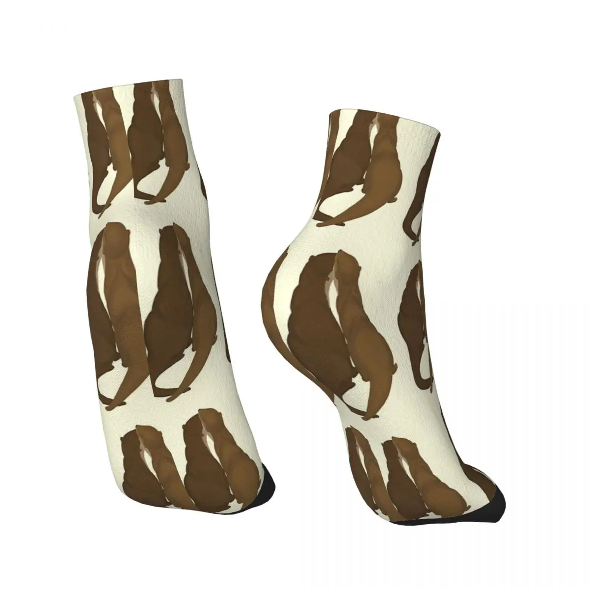 Otterly Adoration Sea Otter Otters Ankle Socks Male Mens Women Winter Stockings Polyester