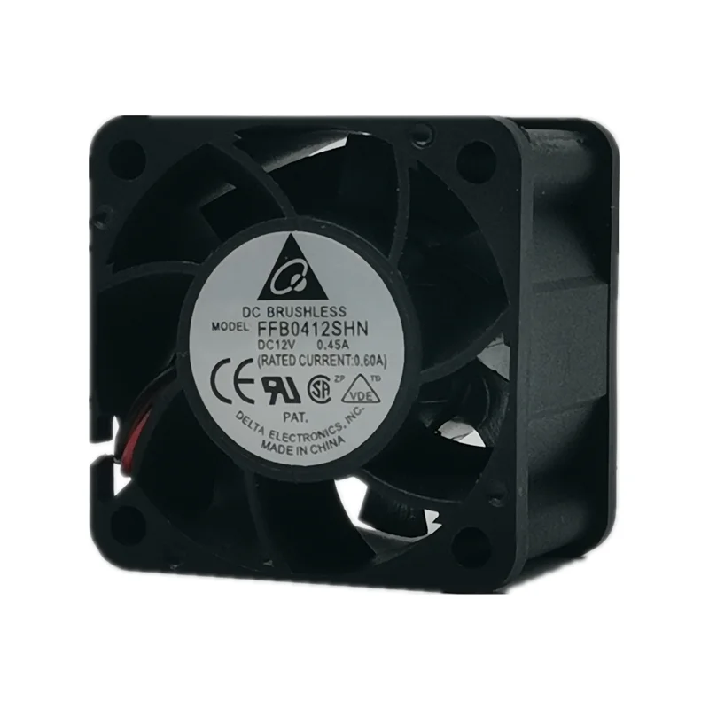 Novo delta ffb0412shn 4028 12v 0.45a pwm controle de temperatura servidor ventilador de refrigeração violento