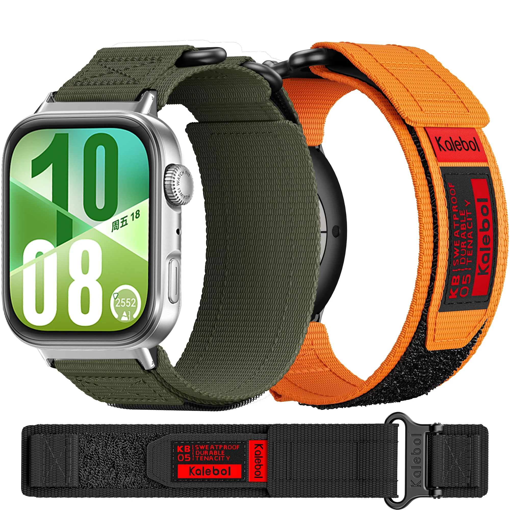 حزام حلقة من النايلون لساعة Huawei Watch Fit 4 3 سوار Correa المرن الرياضي لساعة Huawei Watch Fit 4 Pro البديلة