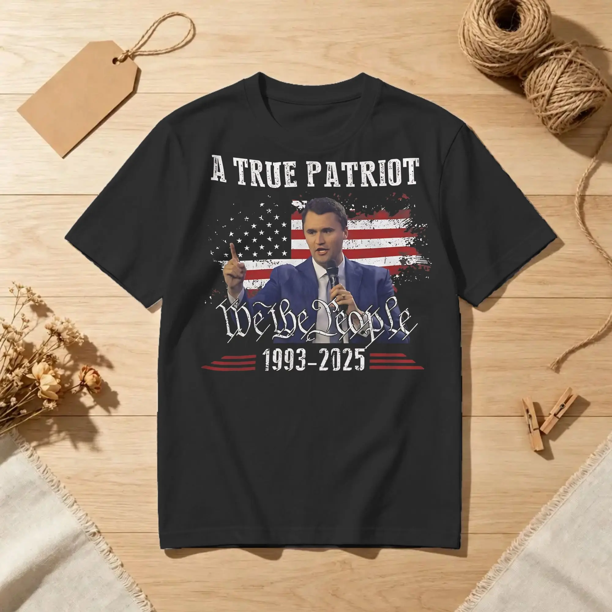 Men Women Charlie Kirk True Patriot T Shirts Rip Memorial American Cotton Clothing Funny Crew Neck Tee Shirt Printed T-Shirts