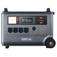 Oscal Powermax6000 6000W Rugged Power Station 3600Wh to 57600Wh Lifepo4 Battery 14 Outlets 120V/240V Dual Voltage Output