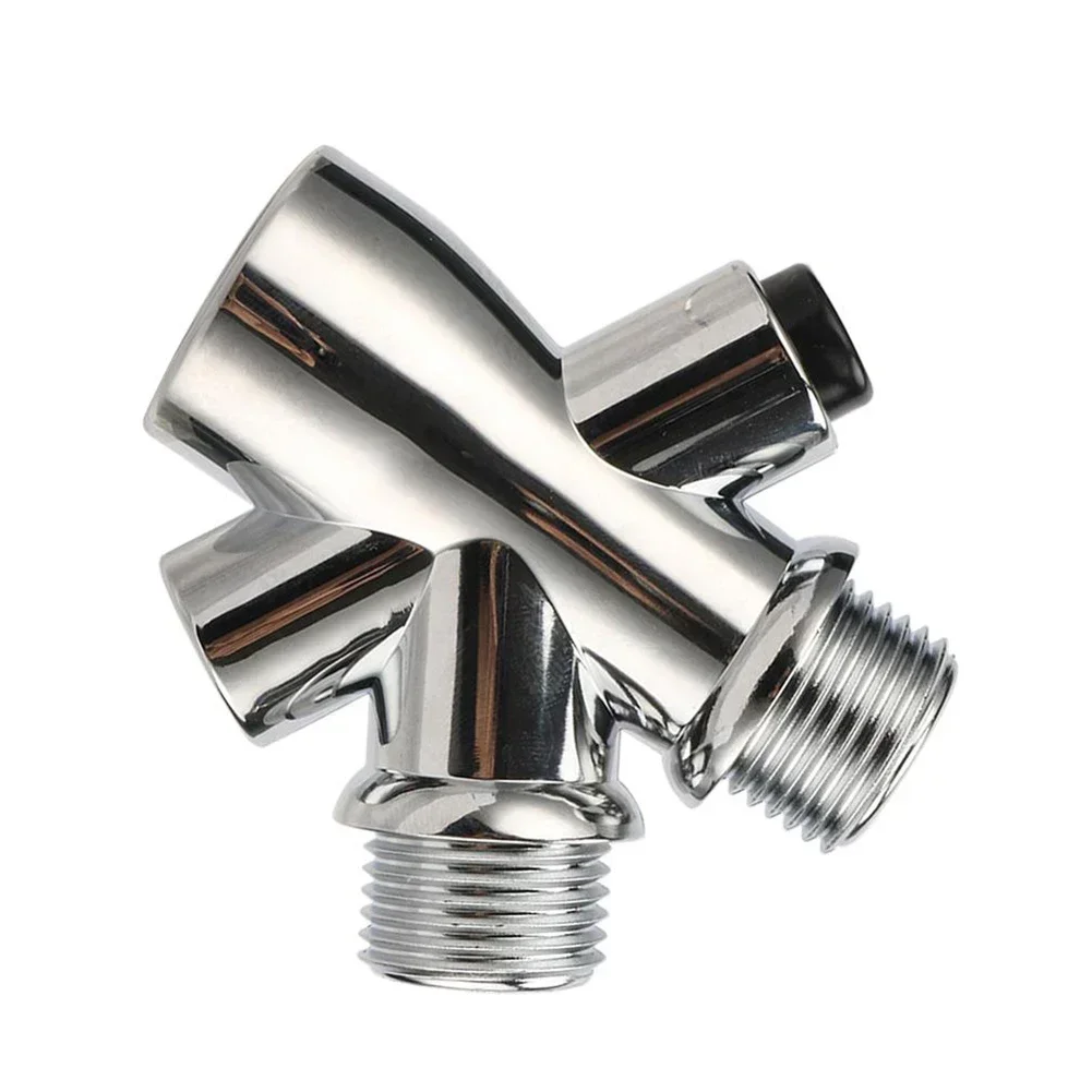 Shower Head Water Splitter Water Separator Adapter 1/2