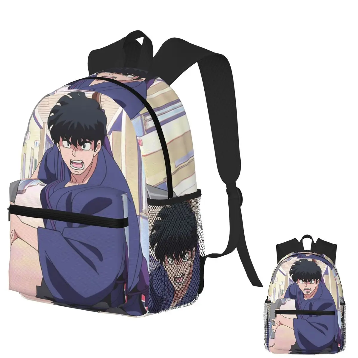 

Аниме Ranma 12 Tatewaki Kuno, студенческий рюкзак, школьная сумка, походный дорожный рюкзак для мальчиков и девочек, модная сумка для книг, сумки на плечо
