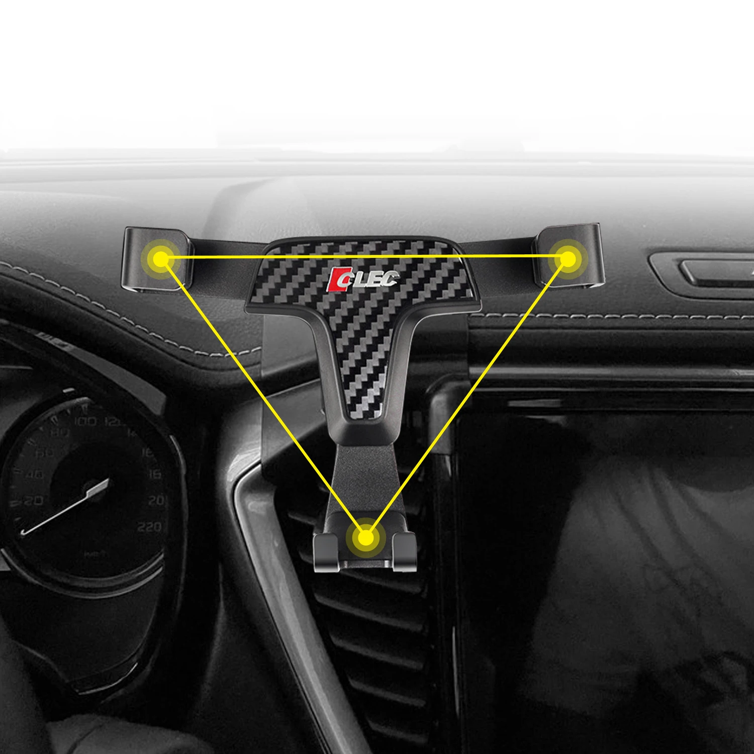 Car Phone Holder For Isuzu D-Max DMAX 2021 2022 2023 Car Air Vent Clip Mount Mobile Phone Holder Cellphone Stand Support