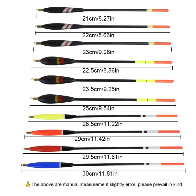 Outdoor Fishing Float Vertical Buoy Sea Fishing Float Tackle for Freshwater and Saltwater Angling