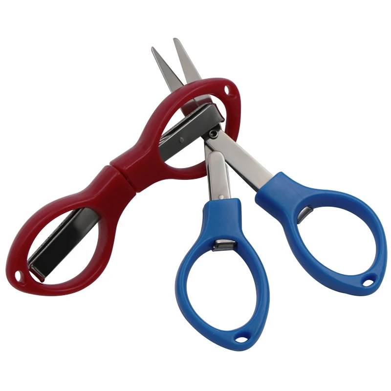 Small Scissors Portable Folding Storage Scissors Durable Sharp Blade Sewing Folding Scissors