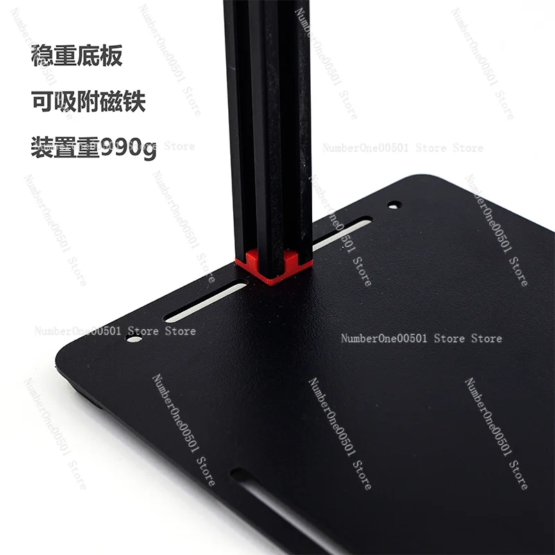 Vertical movement platform moving up and down platform stable baseplate moving silky suction magnet roller type movement