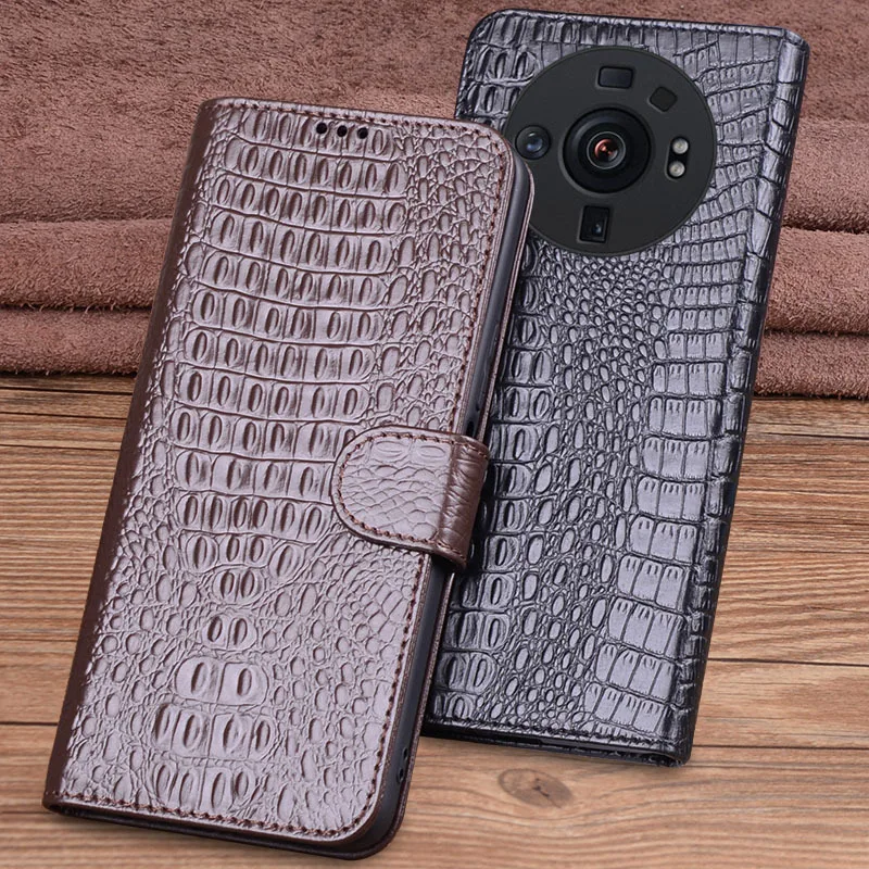 

Luxury Genuine Leather Wallet Cover Business Phone Case For Xiaomi Mi 12s Ultra Cases Credit Card Money Slot Cover Holster