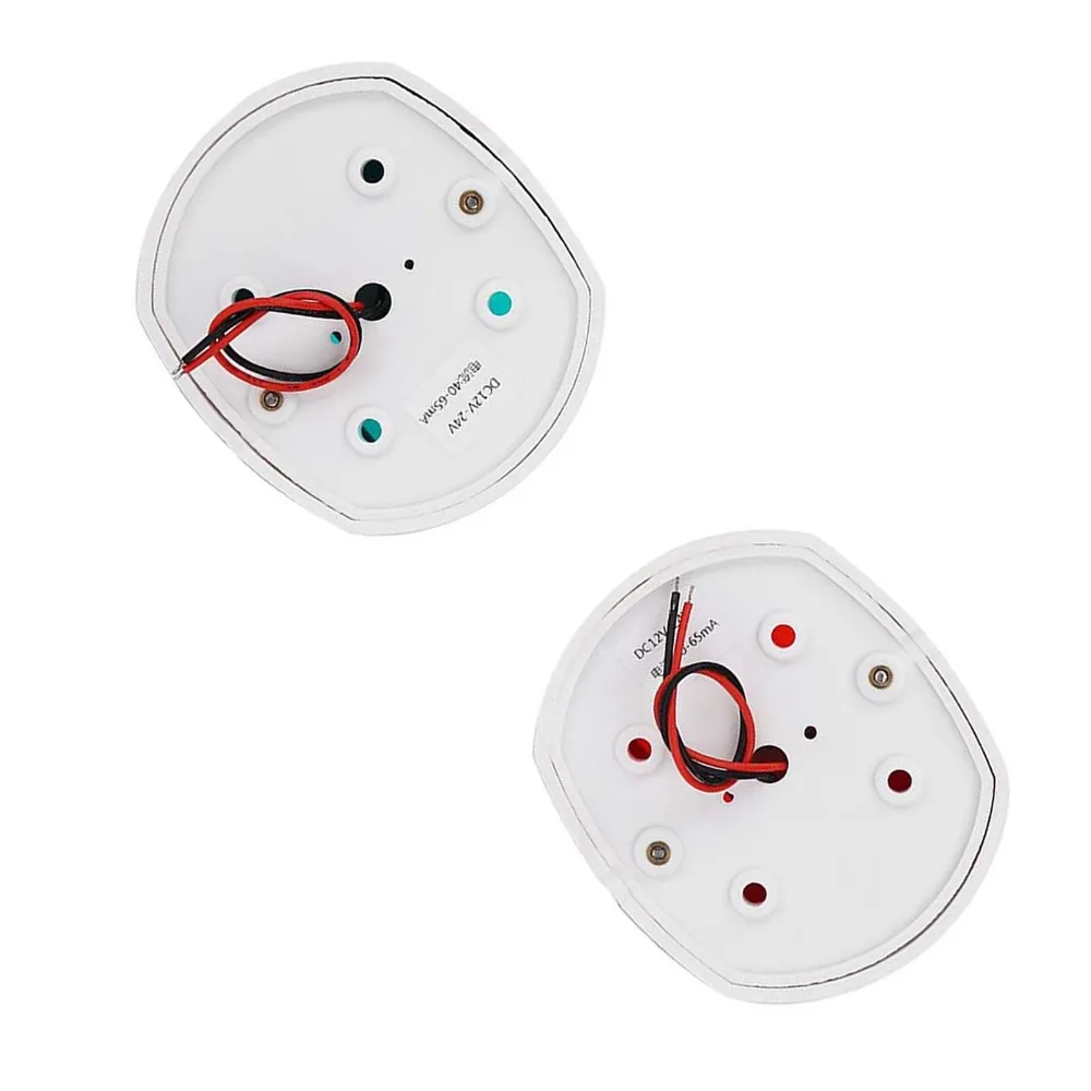 1Pair Professional Red Green LED Signal Lamp 3W Navigation Light LED Navigation Light Boat