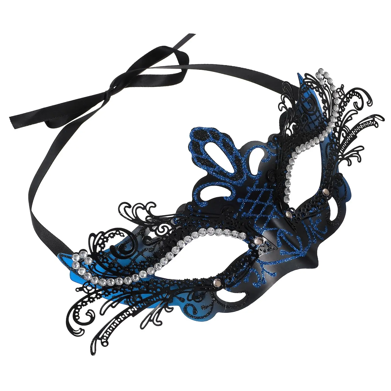 

Mask Hand-held Feather Masquerade with Stick Cosplay Performance Party (chicken Purple) Miss Halloween Plastic