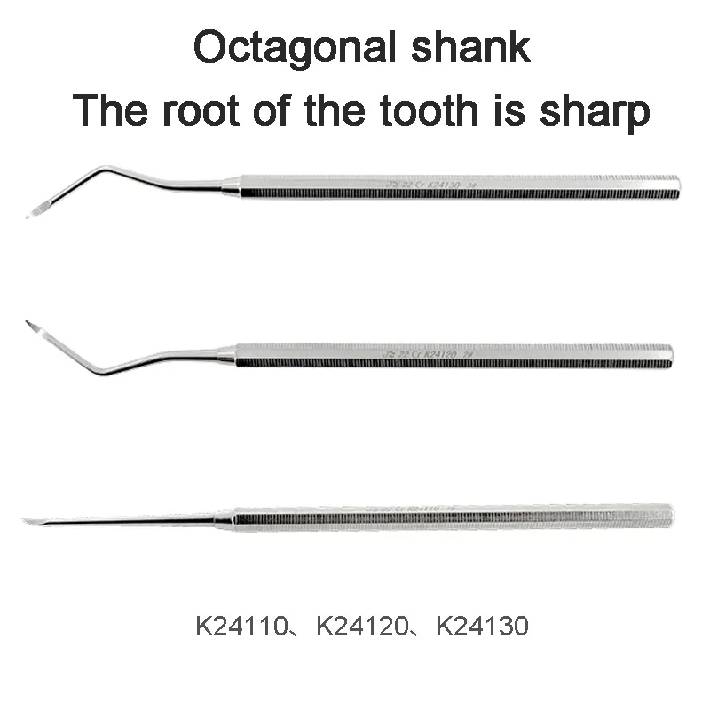 

Dentistry Tooth Extraction Straightening Root Tip Straightening Elbow Octagonal Shank Gap Extender Stainless Steel Tool