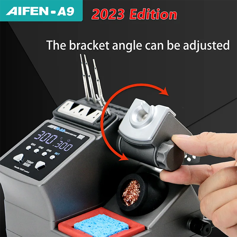 AIFEN A9 Soldering Station Compatible Soldering Iron Tips C210/C245/C115 Handle Lead-free Electronic Welding Rework Station