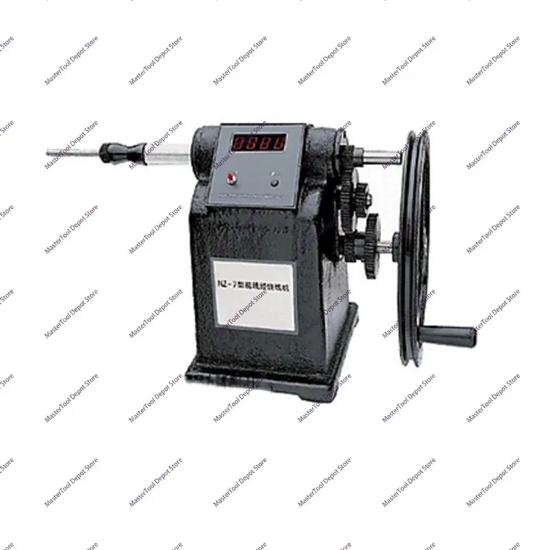 NZ-7 Manual Coil Winder  Counting Electronic Display Range 0-9999 Circles Winding  Motor For Thick Wire Maximum Diameter 2.5mm