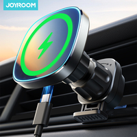 Joyroom Magnetic Car Phone Holder 15W Wireless Charging Car Charger Air Vent Magnetic Phone Holder For iPhone 16 15 14 Pro Max