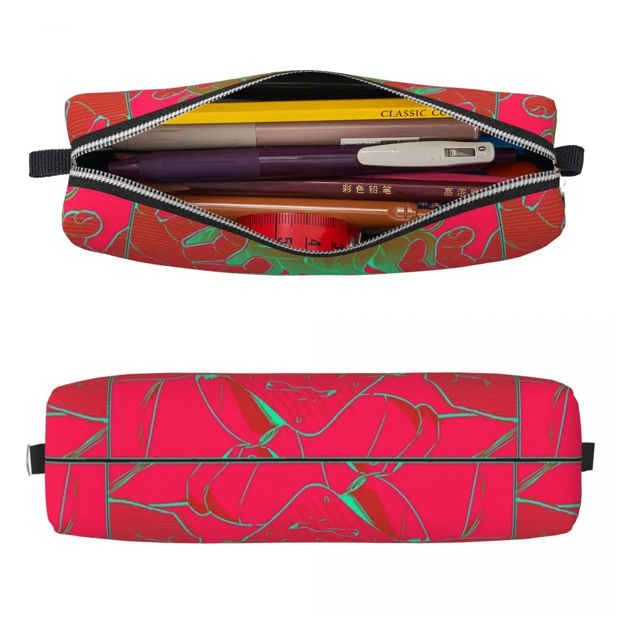 Sewerslvt Pencil Cases Fun Pen Box Bag Student Big Capacity Students School Zipper Pencil Box