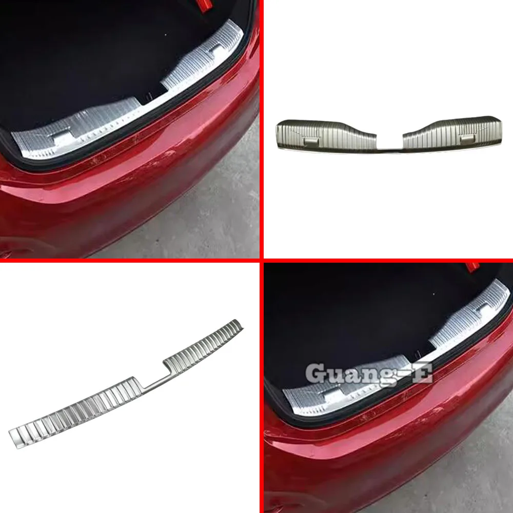 

For Chevrolet Cruze Sedan 2017 2018 2019 2020 2021 Car Sticker Frame Trunk Inner Guard Panel Covers Rear Bumper Trim Accessories