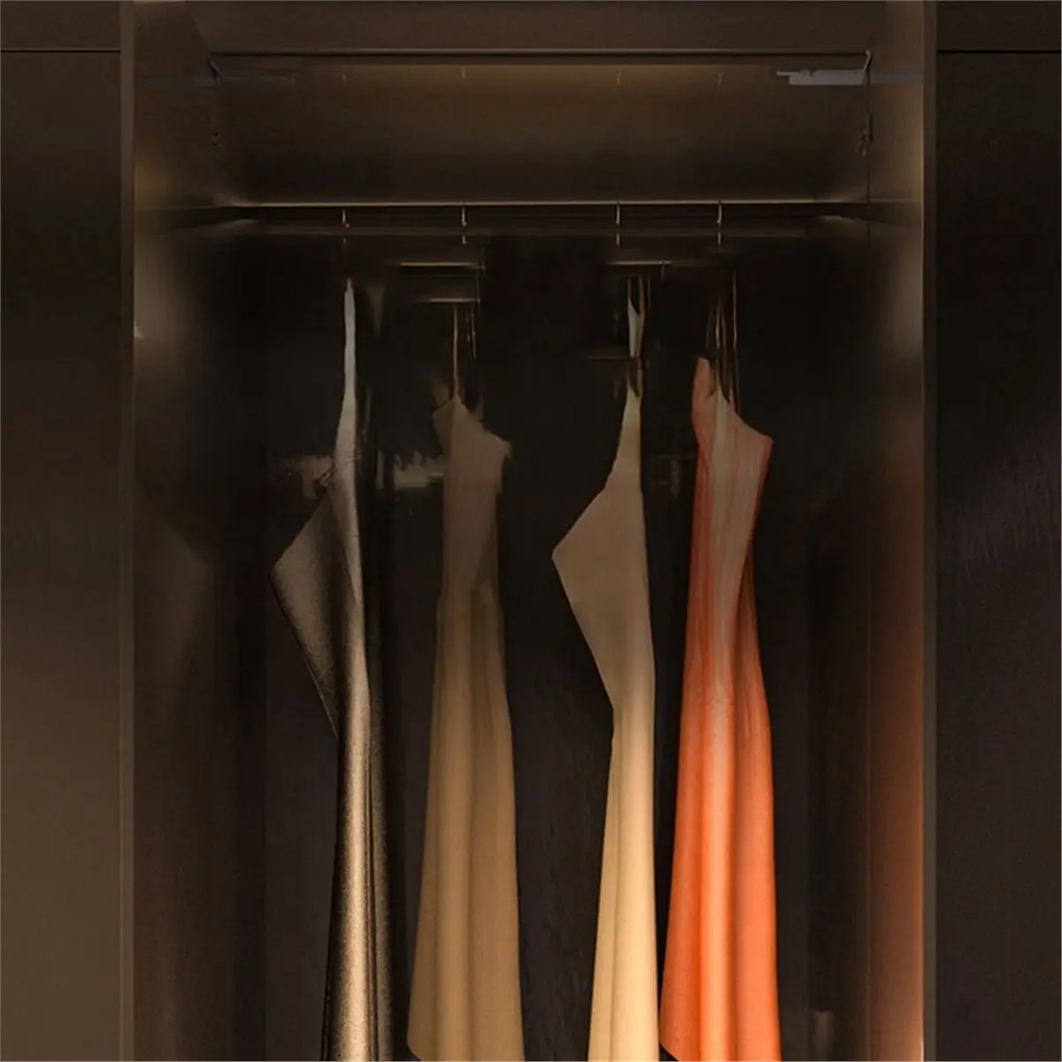 MALL Push to Open Damper Buffers Soft Closing Cabinet Catches Automatic Door Closer Hidden Cabinet Handles for Wardrobes