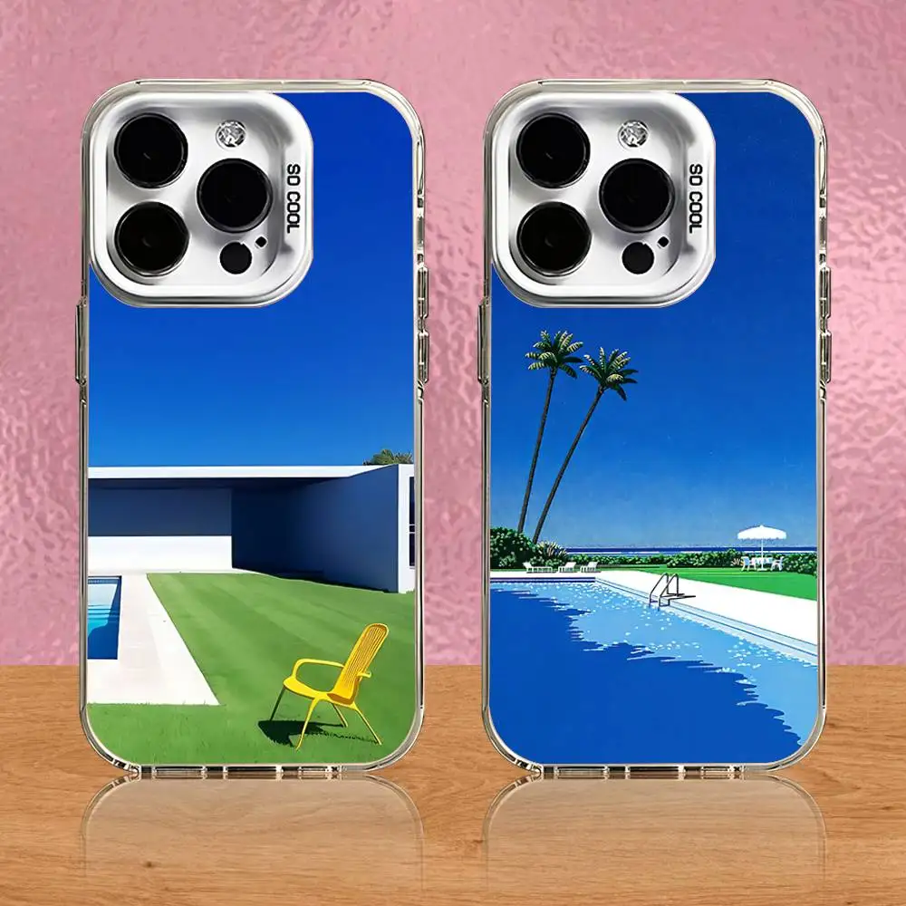 

H-Hiroshi N-Nagai Art Phone Case For iPhone 16,15,14,13,12,11,Pro,Max,Plus,Mini,SE White Candy Matte Shockproof Cover