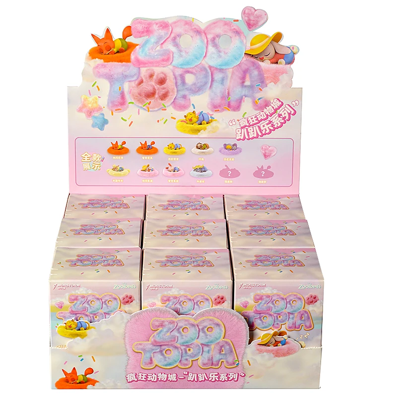 

MORSTORM натуральная Zootopia 2, слепая коробка, серия для сна, коллекция украшений, аниме, экшн-фигурка, игрушка для детского подарка