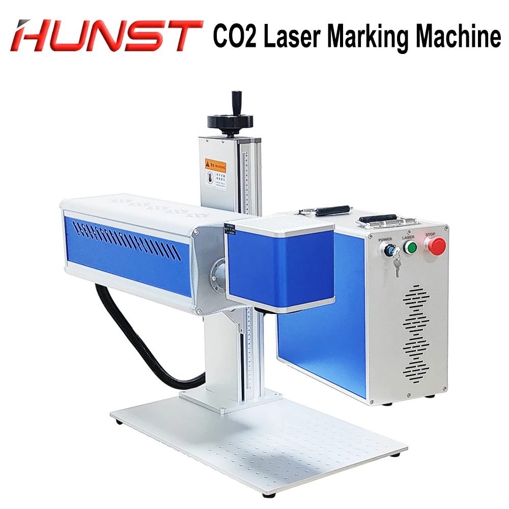 Machine de gravure et de marquage laser CO2 Hunst 40W 60W pour le bois, le bambou, le plastique, le cuir, le tissu, le verre