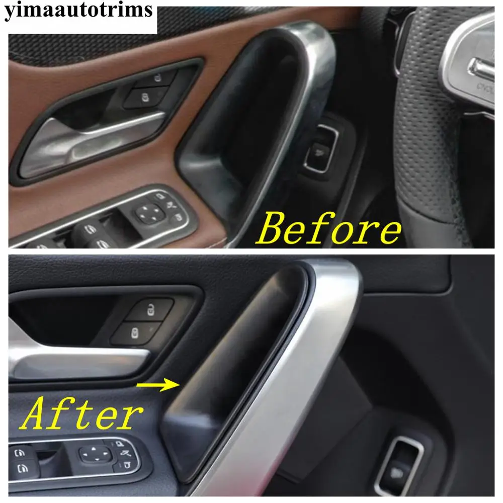 

Front Door Armrest Handle Storage Box Container Organizer Holder Tray Accessories For Benz A Class W177 A200 A220 2019 - 2024
