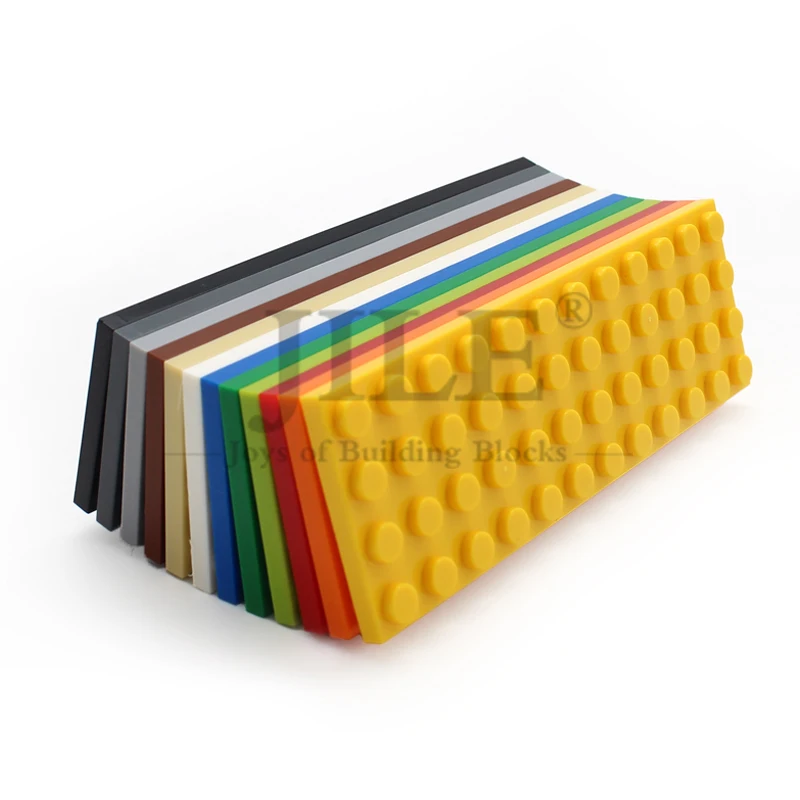 Afbeelding 5: 10 stks Moc Kleine Maat Bodemplaat 4x12 3029 DIY Bouwstenen Bricks Compatibel met Creatieve Enlighten Speelgoed