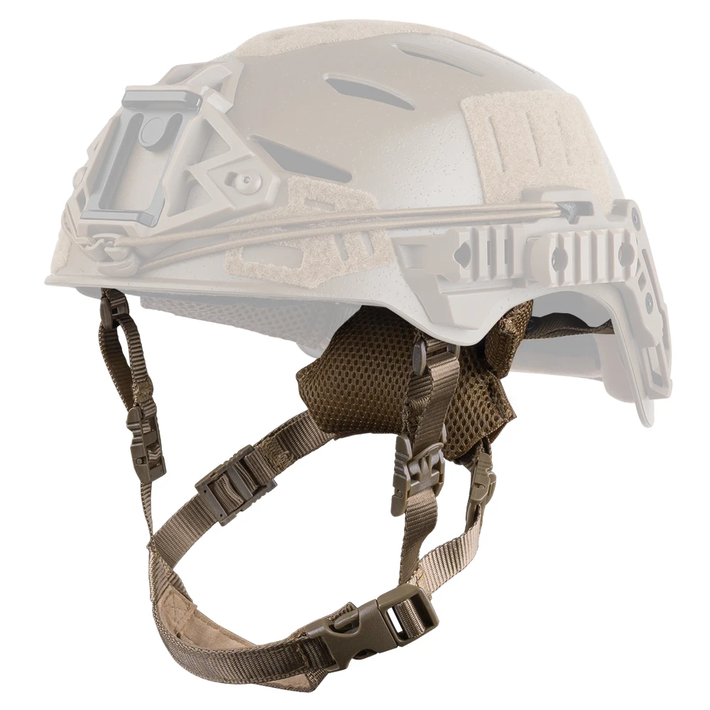 Wosport Wendy 3.0 Helmet Chin Strap Adjustable Nylon Webbing Rear Wire Rope Dial Replacement Headband Airsoft Outdoor Training
