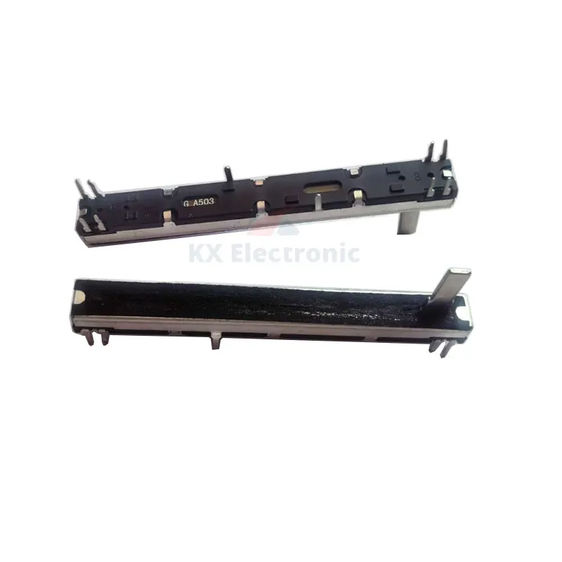 2 pz 75mm Potenziometro a scorrimento dritto 8 Pin A103 B103 A203 A503 Doppio Fader A10K B10K A20K A50K Soundcraft EFX8 Fader A10Kx2