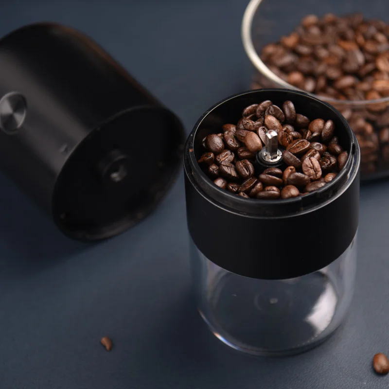 Household Rechargeable Electric Coffee Grinder, Ceramic Core Grinder, Portable Camping Coffee Equipment for Travel.