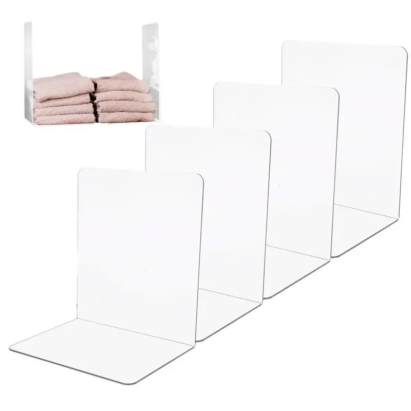 

Shelf Dividers For Closet 4pcs Acrylic Shelf Dividers Storage Tool Closet Dividers Efficient Organization For Kitchen Cabinets