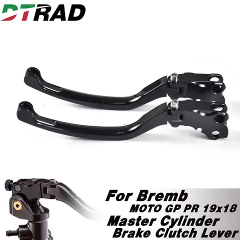 브렘브 마스터 실린더 브레이크 PR 19x18 리저버 없는 롱 폴딩 레버 모토 GP 빌릿 레이디얼 프론트 브레이크 클러치 레버