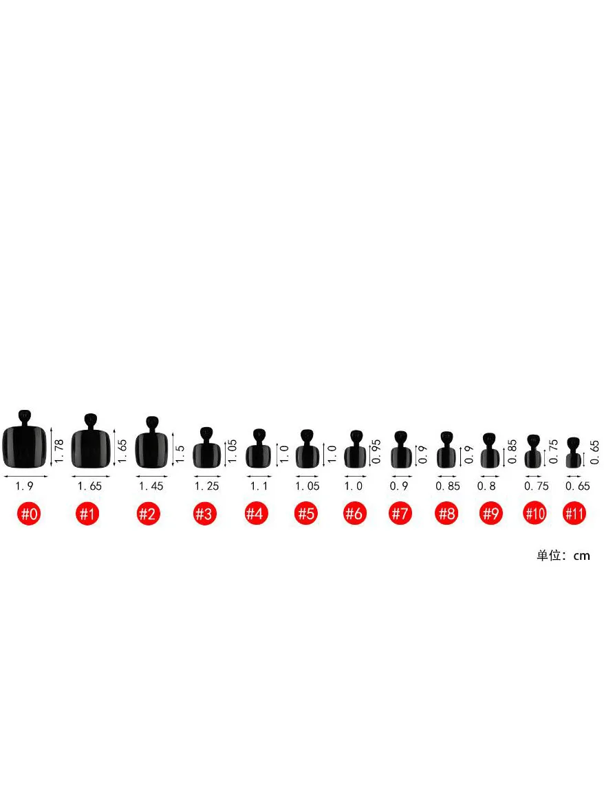 96/288개 단색 프레스온 발톱 짧은 사각형 풀커버 가짜 발톱 착용 가능 탈부착 가능한 인조 발톱 팁 매니큐어 T