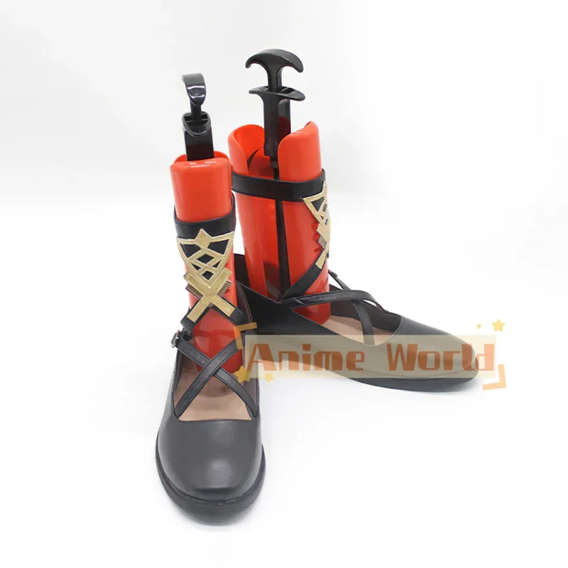 Genshin Impact Faruzan Maid Dress Cosplay Shoes Halloween Carnival Boots Custom Made
