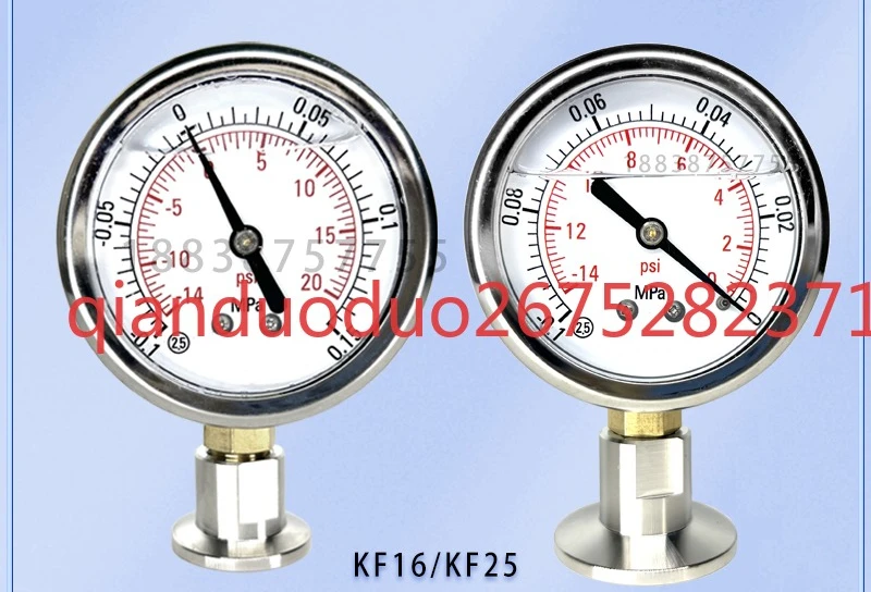 

Манометр вакуумного давления с фланцевым патроном KF16 KF25