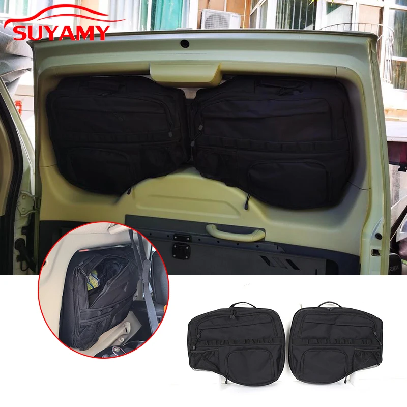 For Mitsubishi Pajero/Montero/Shogun 2007-2020 Oxford Cloth Trunk Side Window Storage Bag Organizer Stowing Tidying Accessories