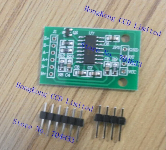 

HX711 24-битный Высокоточный модуль датчика взвешивания проб AD