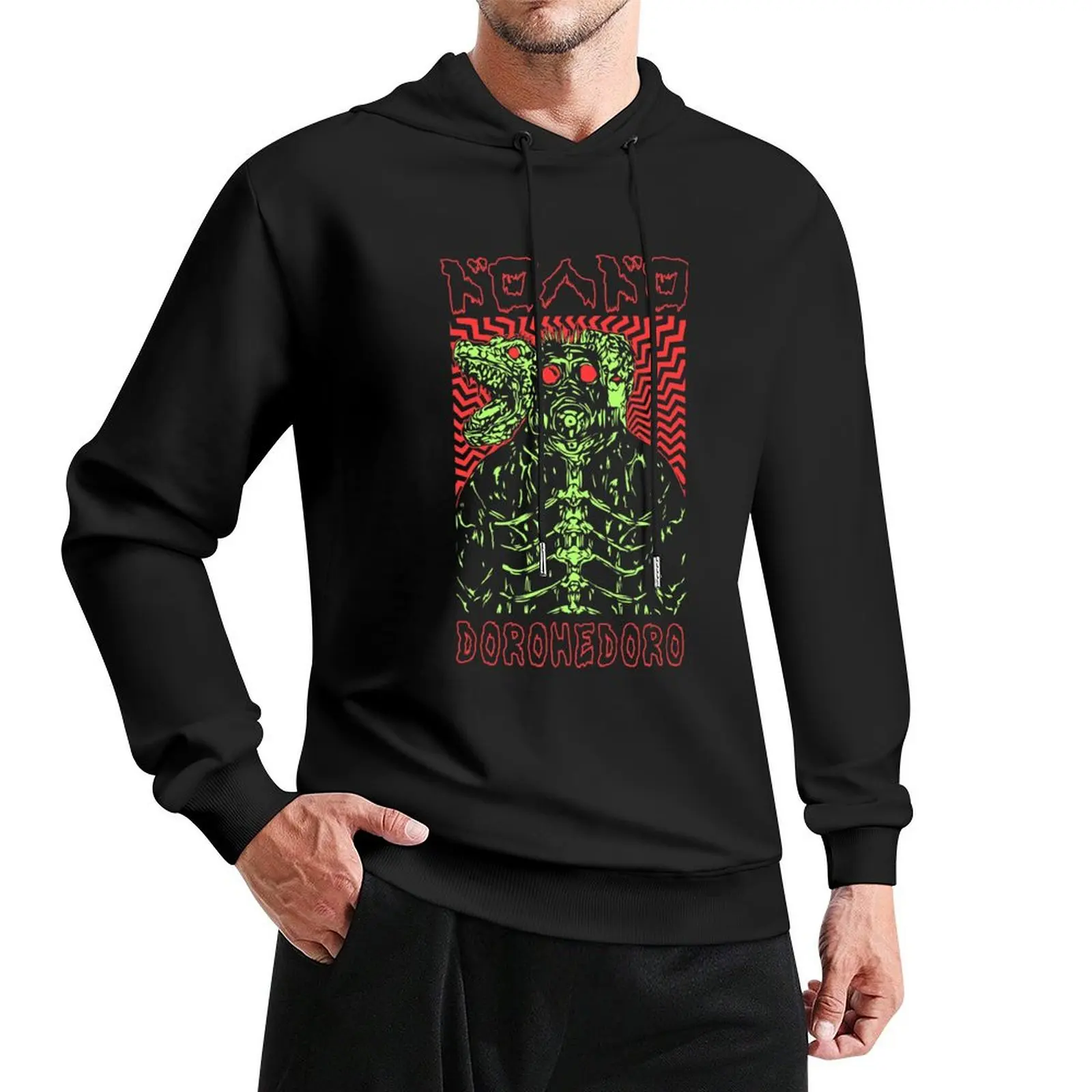

Kaiman - DOROHEDORO - Manga Anime Design V1 Pullover Hoodie men clothing mens clothing mens hoodie